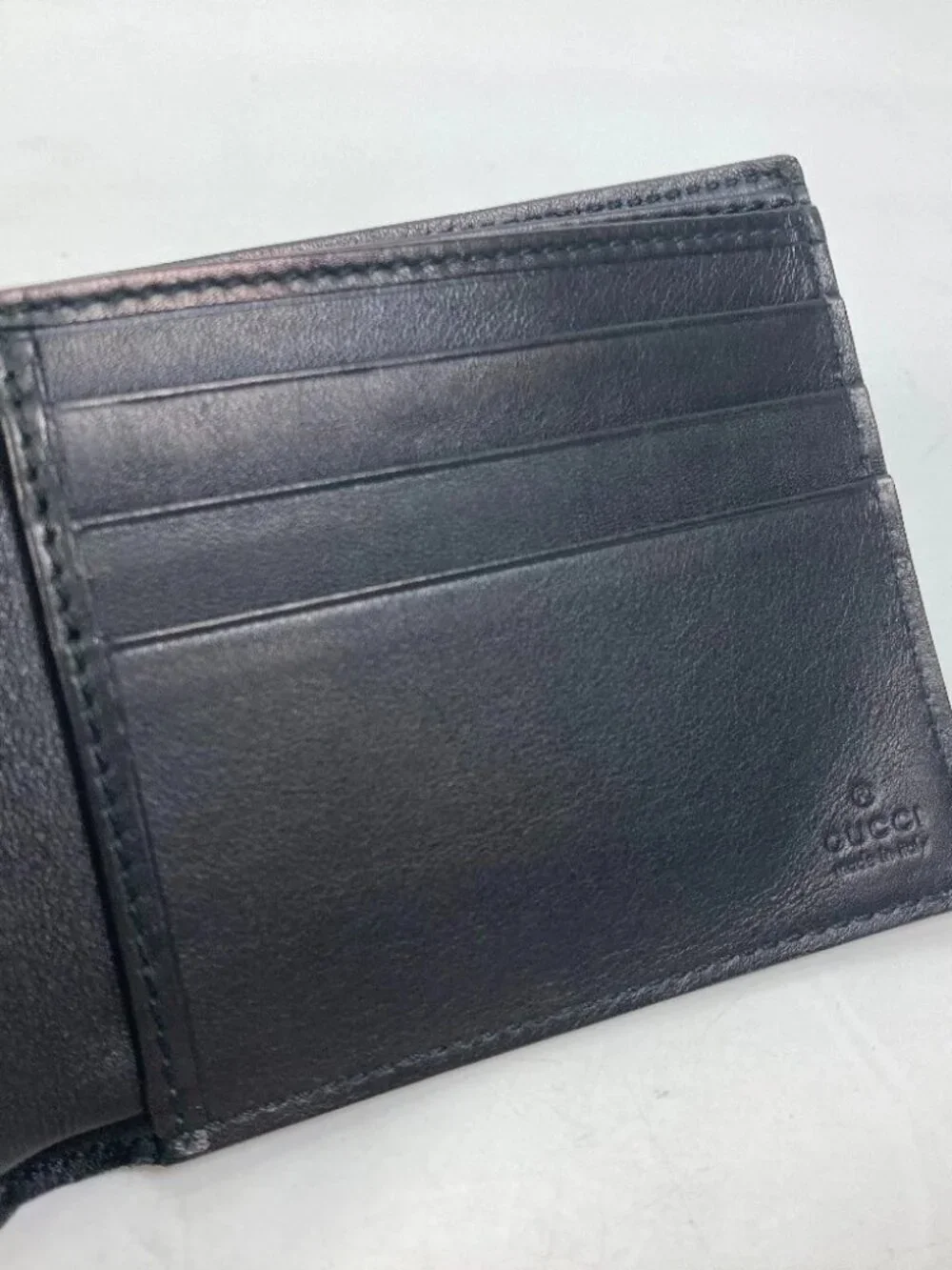 GUCCI 145754 Compact wallet GG Guccissima Bill Compartment Folded wallet Unused